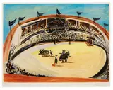 Pablo Picasso, La Corrida, 1956, Aquatint on Arches paper