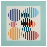Suite 3 by Yaacov Agam, 1974, The complete set of three color screenprints on paper, sold Sep 2018