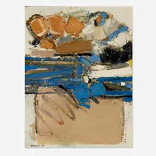John Levee, August II, 1957, oil on canvas