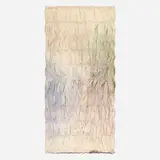 Nina Yankowitz, Untitled, 1971, acrylic spray on stretched and pleated canvas