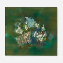 Loren MacIver, Mica, oil on linen