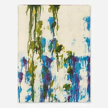 Abstract Composition by Mary Orwen, oil on canvas, sold Mar 2024