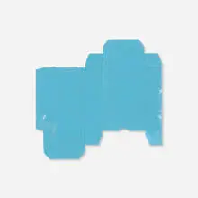 Tony Feher, Box Top, painted found bandage box