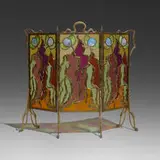 Art Nouveau, Firescreen with tulips
