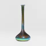 Tiffany Studios, Damascene vase, c. 1900, hand-blown Favrile glass