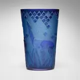 Daum, Art Deco Biches vase, c. 1920, acid-etched cameo glass