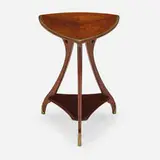 Occasional table by Louis Majorelle, c. 1900, mahogany, brass, sold Mar 2024
