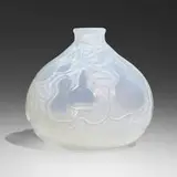 Courges vase by René Lalique, c. 1914, opalescent glass, sold Mar 2024