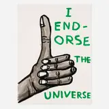 David Shrigley, I Endorse the Universe