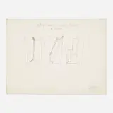 Robert Morris, Standing, Leaning, Sitting Cabinets (1960, Destroyed)