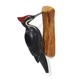 Jim Slack and Charlie Moore, Pileated Woodpecker wall mount carving