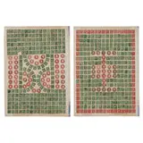 O.P. Lodmell, Stamp Collages (a pair of double-sided works)