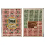 O.P. Lodmell, Stamp Collages (a pair of double-sided works)