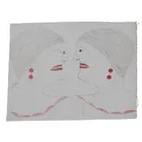 Lee Godie, Figures (double portrait)