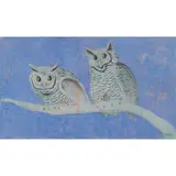 Dudley Huppler, Pair of Owls on Bough