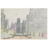 Wesley Willis, The Chicago Skyline, 1988