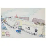 Wesley Willis, The Dan Ryan Expressway — Past 51st St. toward 47th St., 1988