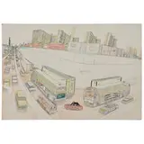 Wesley Willis, The Dan Ryan Expressway, 35th Street, 1989