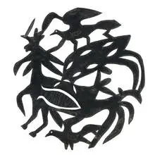 Joseph Louis-Juste, Steel Drum Sculpture with Birds, Haiti