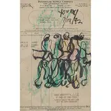 Purvis Young, Figures, 1992