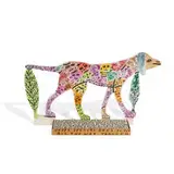 Bird Dog — Pointer #27,345 by Howard Finster, 1993, sold Aug 2021