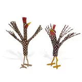Calvin Cooper, Two Chickens, 1988 and 1989