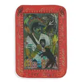 Tony Fitzpatrick, Tiger Man with hawk sketch verso