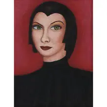 Stephen Warde Anderson, Patricia Laffan as Nyah in 'Devil Girl from Mars', 1989