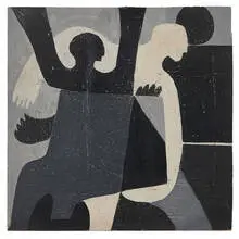 George Colin, Figures in Black, White and Gray