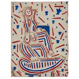 George Colin, Nude in Red, White and Blue, 1986
