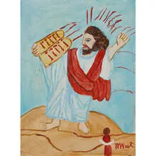 Myrtice West, Moses and the Ten Commandments