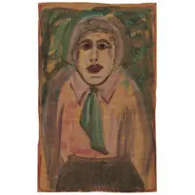 Sybil Gibson, Female Figure with Tie, 1974
