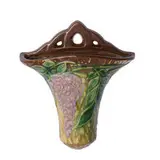 Wisteria wall pocket by Roseville Pottery, sold Jun 2021