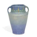Windsor geometric vase by Roseville Pottery, sold Jun 2021