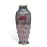 Pauleo earthenware vase by Roseville Pottery, sold Jun 2021