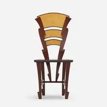 Mitch Ryerson, People chair, 1984, mahogany, Tiger Maple, walnut