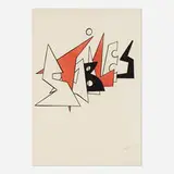 Stabiles by Alexander Calder, 1962, lithograph on paper, sold Jan 2019