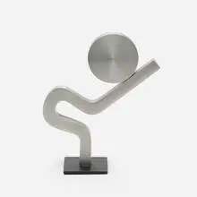 Buky Schwartz, Untitled, 1973, aluminum, anodized aluminum