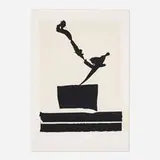 Africa 5 (from the Africa Suite) by Robert Motherwell, 1970, screenprint on paper, sold Jan 2019