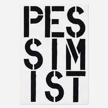 Page from Black Book by Christopher Wool, 1989, screenprint on paper, sold Jan 2019