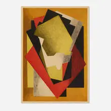 Jacques Villon, Composition, 1927, aquatint on wove paper