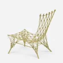 Knotted chair by Marcel Wanders, 1996, carbon and aramid fibers, epoxy resin, sold Jan 2019