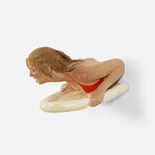 Carole Feuerman, Surfer, 1984, painted cast resin