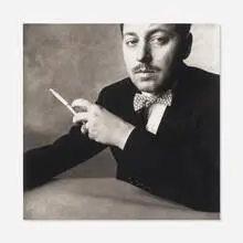 Irving Penn, Tennessee Williams, New York, platinum/palladium print on Rives paper mounted to aluminum