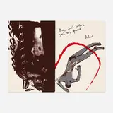 Leon Golub and Nancy Spero, They Will Torture You, My Friend (from Conspiracy: The Artist as Witness portfolio), 1971, screenprint on paper