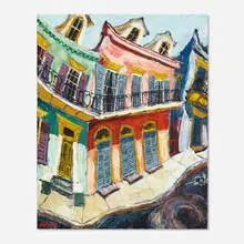 James Michalopoulos, Toulouse Bora, 1993, oil on canvas