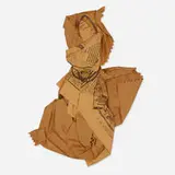 William Anastasi, Brown-Paper & Wire, 1965, mixed media