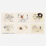 Saul Steinberg, Six Drawing Tables portfolio