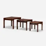 Afra & Tobia Scarpa, nesting tables, set of three
