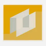 Never Before F (from the Never Before portfolio) by Josef Albers, 1975, screenprint on paper, sold Jan 2019
